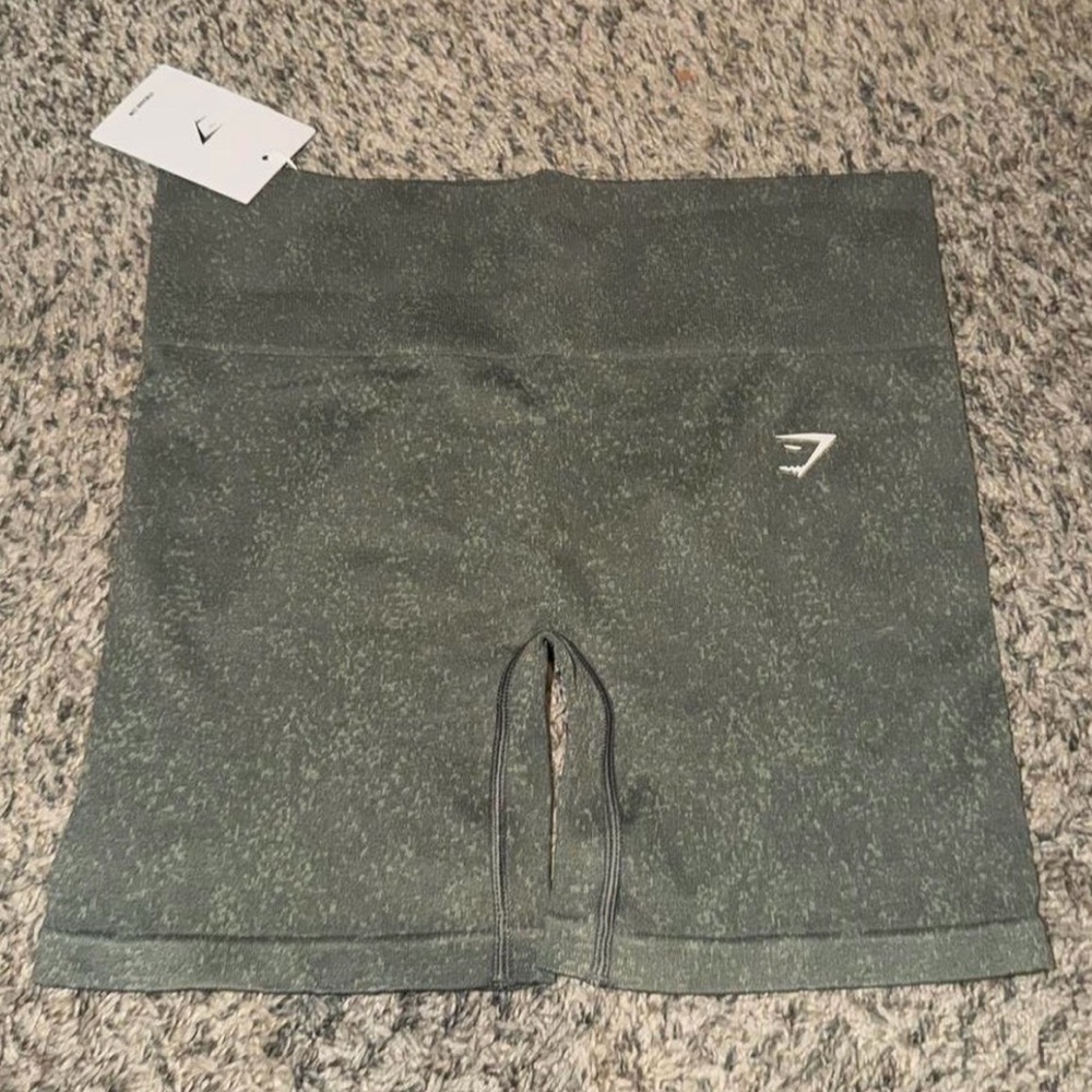 Gymshark Forest Green Athletic Shorts